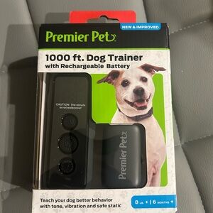 Premier Pet Black and Green 1000 ft. Dog Trainer with Rechargeable Battery